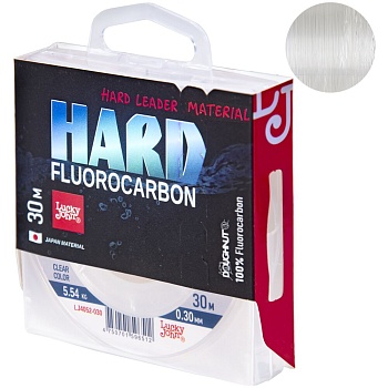 Леска моно. Lucky John FLUOROCARBON Hard 030/030