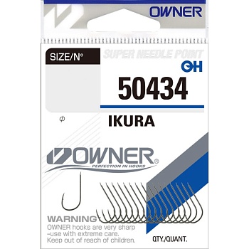 Крючок OWNER Ikura brown №12 18шт