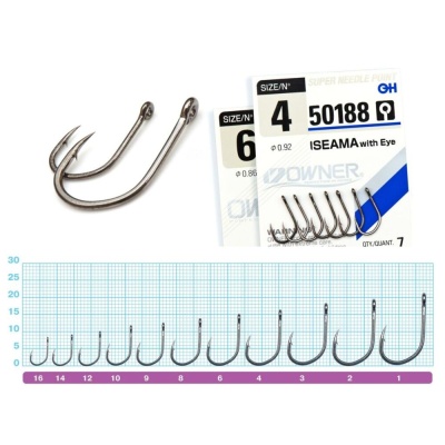 Крючок OWNER Iseama w/eue BC №10 10шт