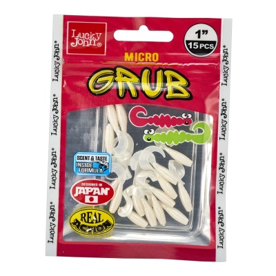 Твистеры съедоб. искусст. LJ Pro Series MICRO GRUB 1,0in(02,50)/071 15шт