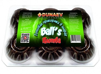 Прикормка "DUNAEV BALLS" 0.75кг Плотва