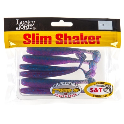 Виброхвосты съедоб. искусст. LJ Pro Series SLIM SHAKER 4in (10.00)/T91 6шт.