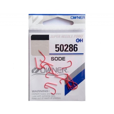 Крючок OWNER Sode red №16 14шт