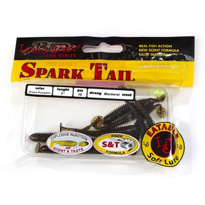 Виброхвосты съедоб. искусст. LJ Pro Series Spark Tail 2,0in(05,00)/PA03 10шт