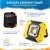 Фонарь кемпинговый "СИБИРСКИЙ СЛЕДОПЫТ-BRIGHT", 1 COB, Power Bank, аккум. 2х2200 мAh /60/