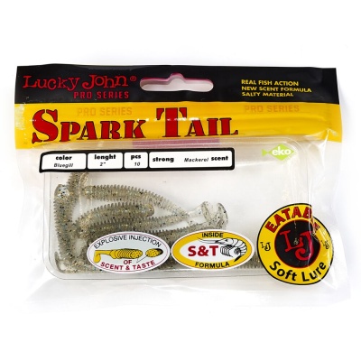 Виброхвосты съедоб. искусст. LJ Pro Series Spark Tail 2,0in(05,00)/033 10шт.