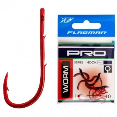Крючки FLAGMAN Pro Worm # 12 10шт