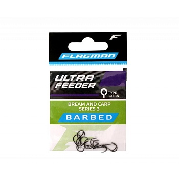 Крючки FLAGMAN Ultra Feeder Bream And Carp Series 3 #10 12 шт.