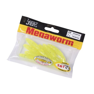 Виброхвосты съедоб. искусст. LJ Pro Series MEGAWORM 3,0in (7,60)/071 7шт.