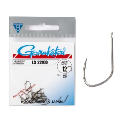 Крючки рыболовные Gamakatsu LS-2210B HOOKS BRONZE #12 (25 шт)