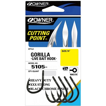 Крючок OWNER Cut Gorilla BC №6/0 3шт