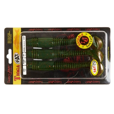 Виброхвосты съедоб. искусст. LJ Pro Series TIOGA FAT 5.8in(14.70)/PA16 3шт.