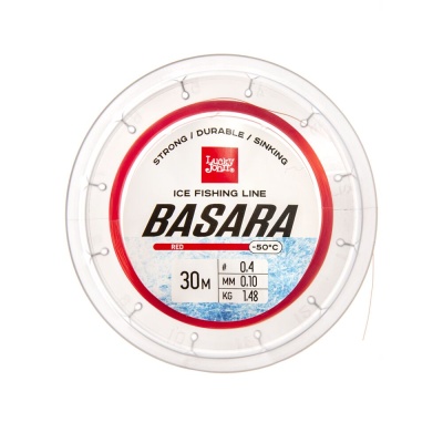 Леска моно. зим. Lucky John BASARA Red 030/010