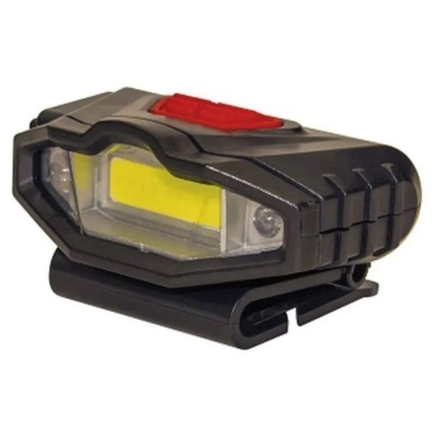 Фонарь для кепки "СИБИРСКИЙ СЛЕДОПЫТ-Протон", 1 COB + 2 LED, аккум. 220В, USB/200/