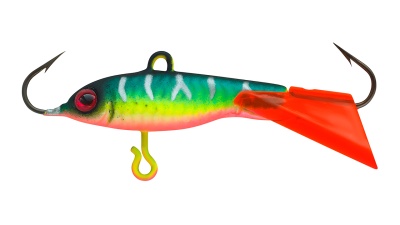 Балансир Strike Pro Ice Baby 25 мм 4гр с прозрачным хвостом