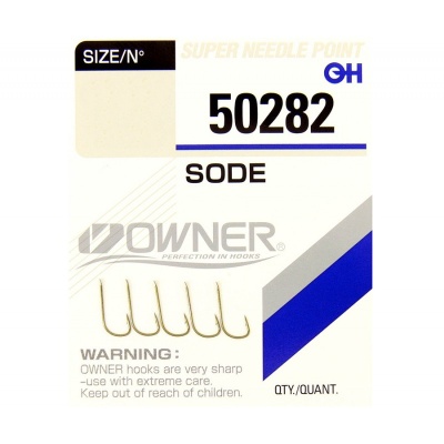 Крючок OWNER Sode brown №12 14шт