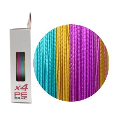 Шнур RUZZA X4 150м Multicolor 0,16мм 9,1кг/20lb