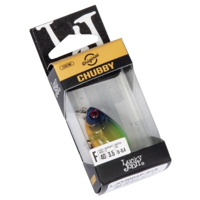 Воблер Lucky John Original CHUBBY 40F, 3.5гр, 0-0.4м, 019