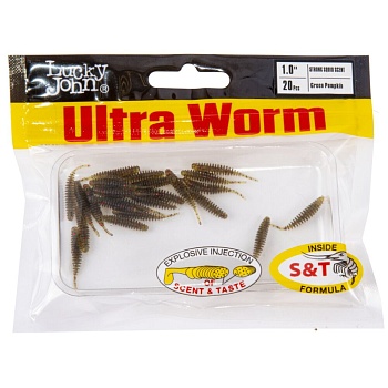 Слаги съедобные искусственные LJ Pro Series ULTRAWORM 1,0in (02.54)/PA03 20шт.