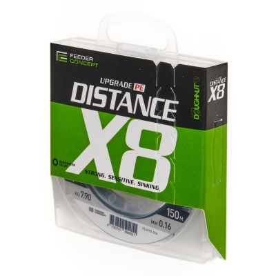 Шнур плет. Feeder Concept Distance х8 BRAID Dark Green 150/016