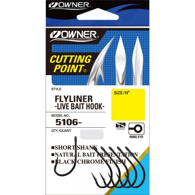 Крючок OWNER Flyliner BC №3/0 6шт