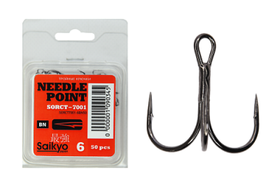 Крючки Saikyo тройн.7001BN №  6 (5шт)
