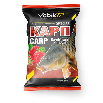 Прикормка Vabik SPECIAL Карп Клубника 1кг
