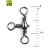 Вертлюги трехсторониие Lucky John Pro Series CROSSLINE SWIVEL  008 10шт.
