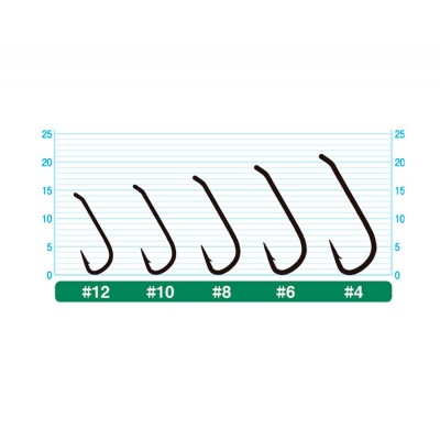 Крючок OWNER Tenkara Long-D №8 9шт
