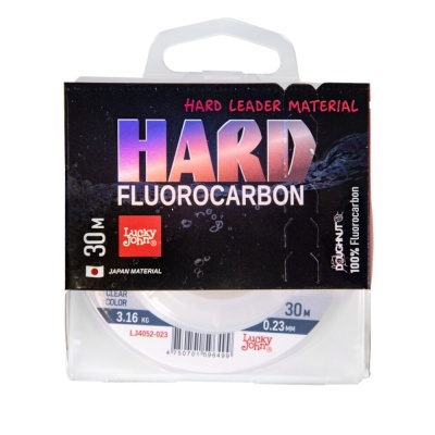 Леска моно. Lucky John FLUOROCARBON Hard 030/023