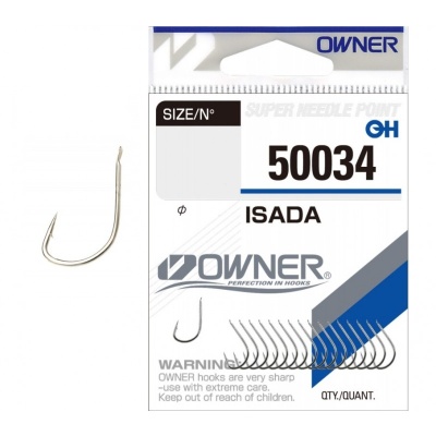 Крючок OWNER Isada nickel №10 17шт