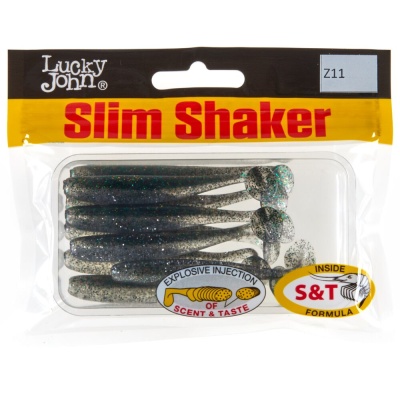 Виброхвосты съедоб. искусст. LJ Pro Series SLIM SHAKER 3in (07.60)/Z11 9шт.