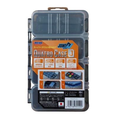 Коробка рыболовная Meiho QUATRO CASE J 175х105х18