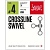 Вертлюги трехсторониие Lucky John Pro Series CROSSLINE SWIVEL  008 10шт.