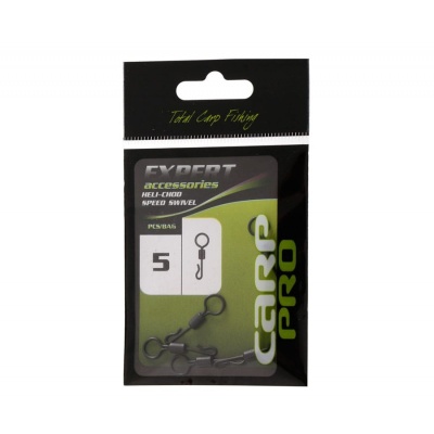 Быстросъемный вертлюжок CARP PRO Heli-Сhod Speed Swivel, шт