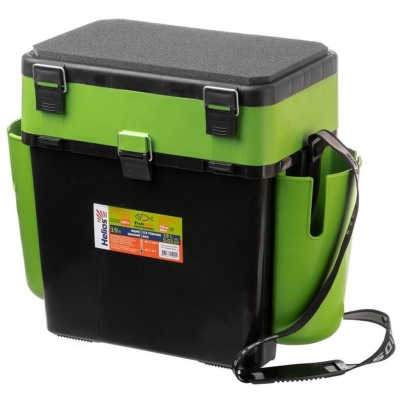 Ящик рыболовный зимний Helios FISH BOX 19л двухсекционный 39.5x25.5x38см