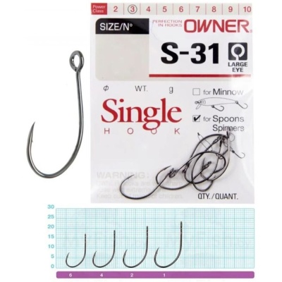 Крючок OWNER S-31 BC №1 4шт