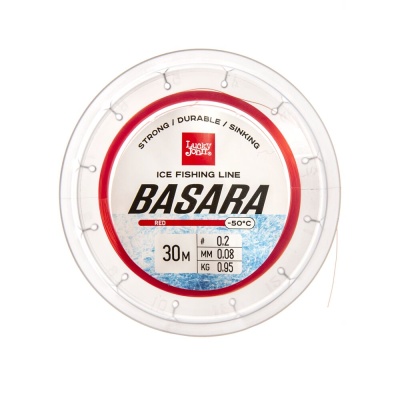 Леска моно. зим. Lucky John BASARA Red 030/008