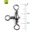 Вертлюги трехсторониие Lucky John Pro Series CROSSLINE SWIVEL  008 10шт.