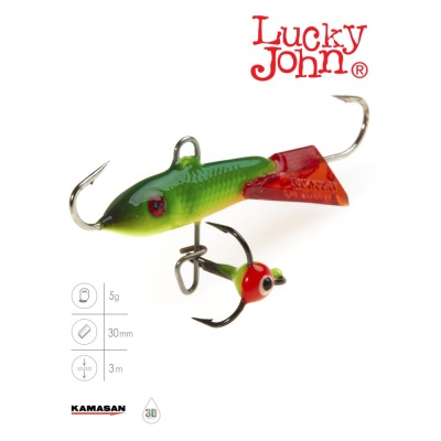Балансир Lucky John CLASSIC 3 + тр. 30мм/26RT