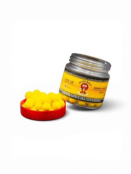 Насадочные бойлы Dudi Bait Pop Up Pineapple & N-Butyric Acid,10mm