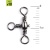 Вертлюги трехсторониие Lucky John Pro Series CROSSLINE SWIVEL  008 10шт.