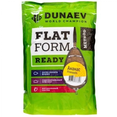 Прикормка Dunaev Flat Feeder Ready 1 кг. Ананас