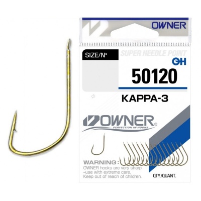 Крючок OWNER Kappa-3 brown №10 15шт