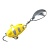 Тейл-спиннер UF Studio ТС-1 10г. #07 Желтый-Серебро