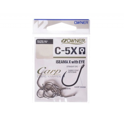 Крючок OWNER Carp Iseama X w/eye BC №4 9шт