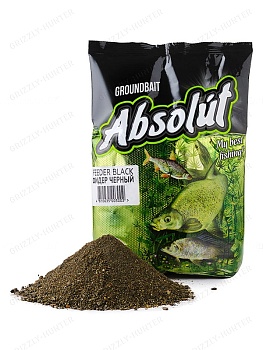 Прикормка "Absolut" Фидер черный, 750гр