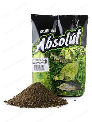 Прикормка "Absolut" Фидер черный, 750гр