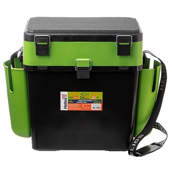 Ящик рыболовный зимний Helios FISH BOX 19л двухсекционный 39.5x25.5x38см