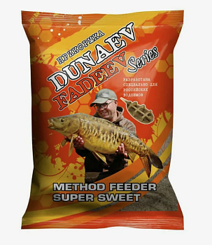 Прикормка "DUNAEV-FADEEV" 1кг Feeder Method Super Sweet (кукуруза)